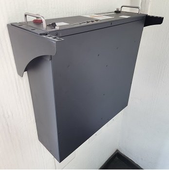 Hanging Bracket ONLY for Lithium Battery BLACK (VAT incl)