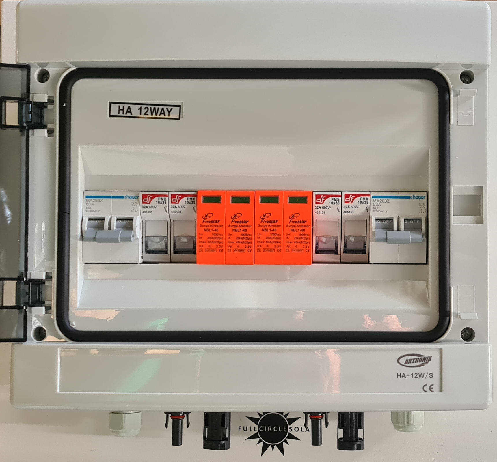 COMBINER BOX Axpert 7.2 Max or Sunsynk 2 inputs 2 output (VAT Incl.)