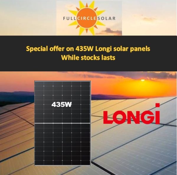 435W Longi Solar Panel Special