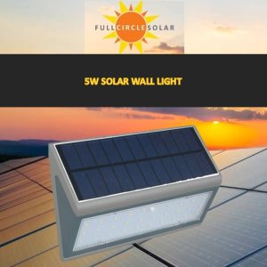 5W Solar wall light (vat incl)