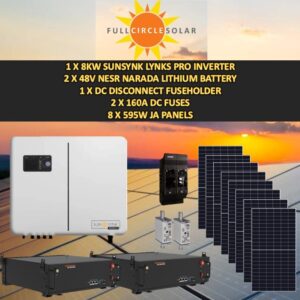 Sunsynk 8kw Combo Deal 11 (VAT incl.)