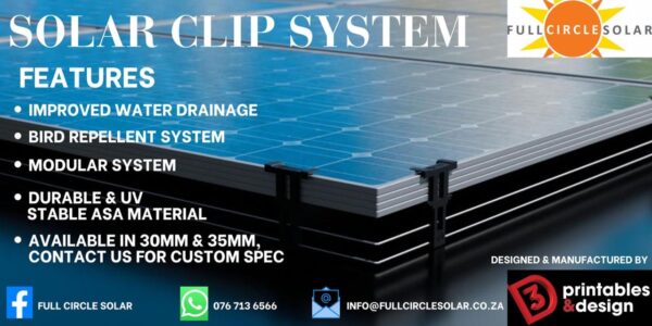 Water drain Solar panel clip (VAT incl) - Image 5