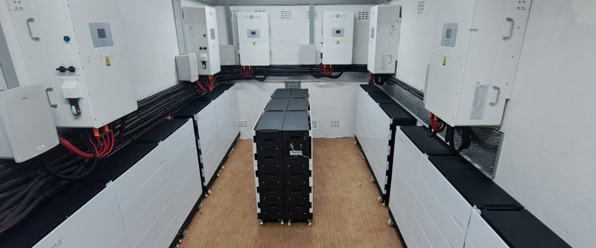 Solar systems being installed